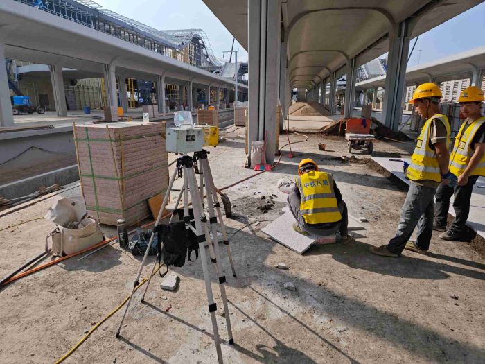 贵州天宇科技：职业卫生评价采样现场（中铁八局集团有限公司兴义南站）01